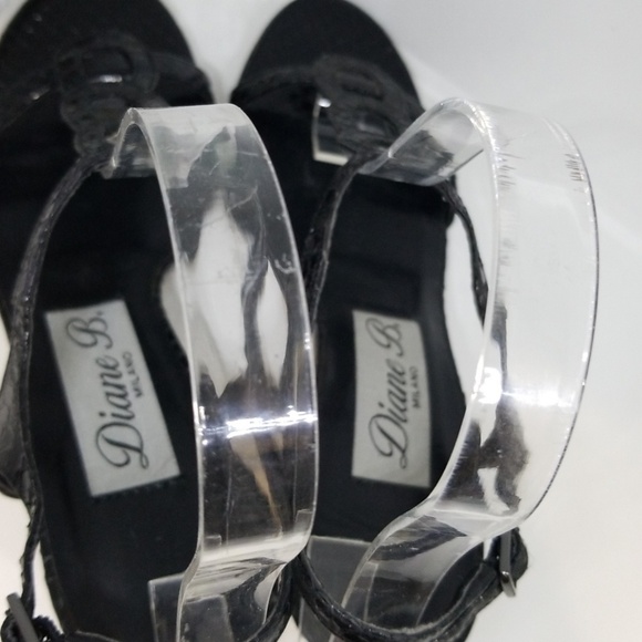 New Diane B. Milano snake skin sandals 6M - Picture 4 of 5